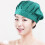 2Pcs Nurse Cap Breathable Scrub Hat Sweat-Absorbing 8