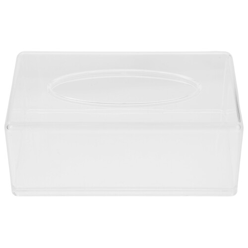 2Pièces Boîte À Mouchoirs Moderne En Transparent Pour Maison 2