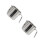 2Pcs Multi-Use Stainless Steel Grease Strainer Oil Storage Jug Silver 3