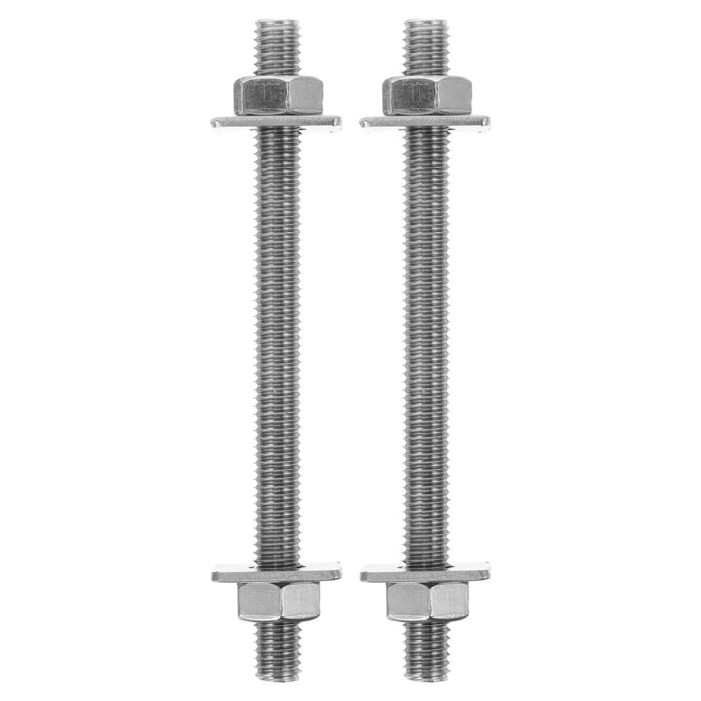 4Sets Stainless Steel Wall Screws Kit With Nuts Washers For Home Use 3632862294555