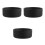 3Pcs Heat-Resistant Black Ceramic Ashtray Round Smokers Holder 9
