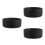 3Pcs Heat-Resistant Black Ceramic Ashtray Round Smokers Holder 5