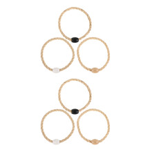 12Pcs Wooden Rope Ring Toss Game Set for Outdoor Yard Fun