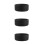 3Pcs Heat-Resistant Black Ceramic Ashtray Round Smokers Holder 6