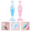 8Pcs Dotting Tools Nail Art Pens Assorted Colors Plastic DIY Craft 9