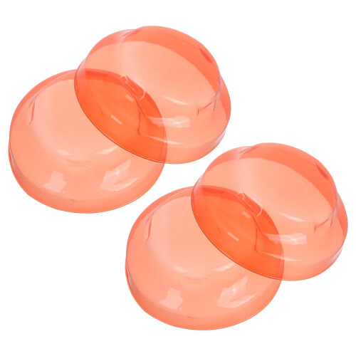 8Pcs ABS Detector Protective Covers Red Dust Guard for Home Use