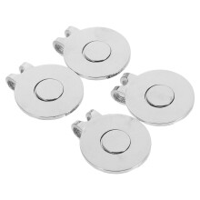 16Pcs Durable Metal Golf Hat Clips Silver Ball Marker Holders for Golf