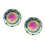2Pièces Bouchon Huile Alliage Durable Couleur Vibrante Accessoire Auto 4
