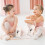 18Pcs Durable White Ballet Dance Shoe Bags Drawstring Storage Pouches 4