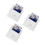 3Sets Card Electricity Switch 20A White Wall Plate for Hospitality Use 4
