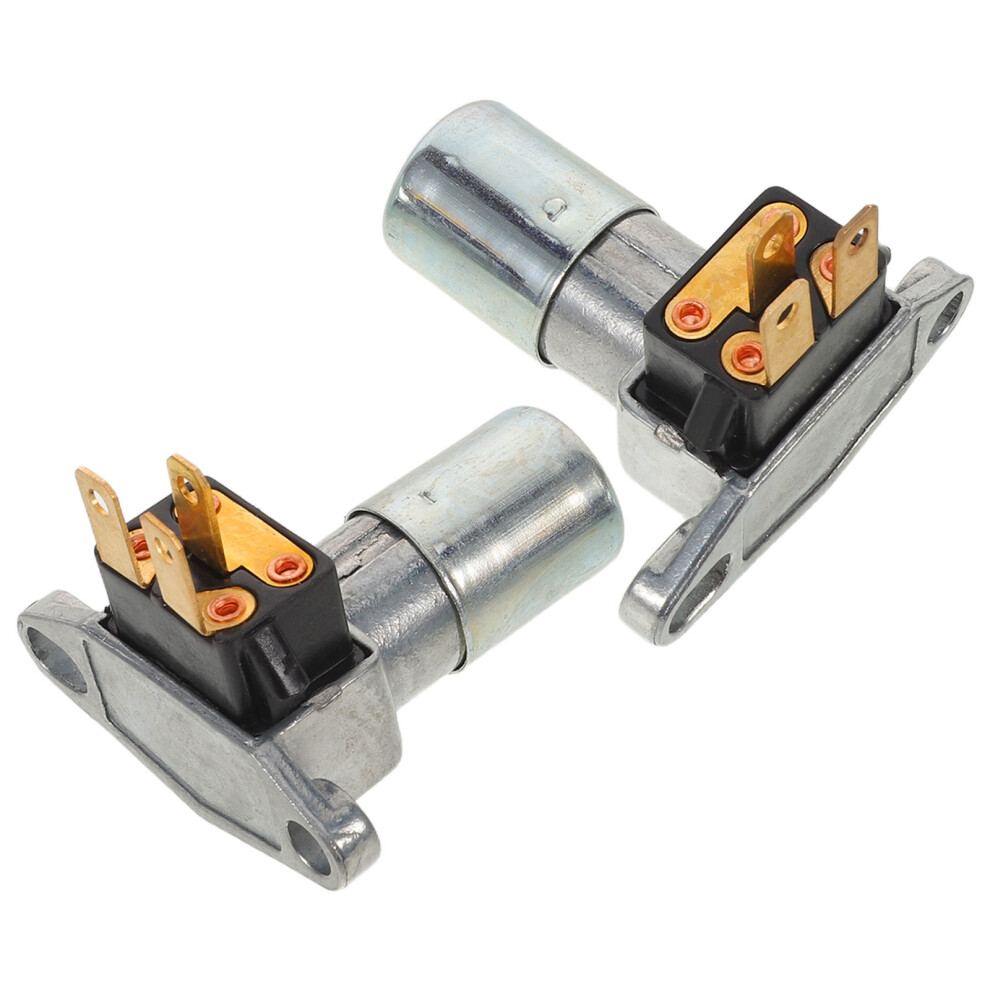 10Pcs Metal 3-Pin Inline Dimmer Switch For Halogen Headlights Silver 3584274498420
