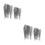 400Pcs Compact Silver Punch Needle Tools Ergonomic Needle Felting Set 8