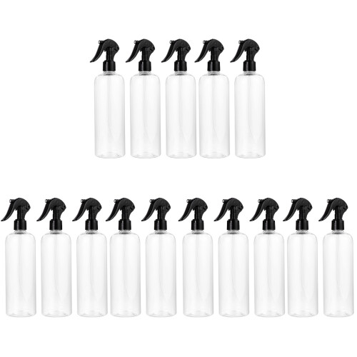 15Sets Plastic Spray Bottles for Plants Lightweight Water Sprayer Mist 1