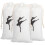 18Pcs Durable White Ballet Dance Shoe Bags Drawstring Storage Pouches 9