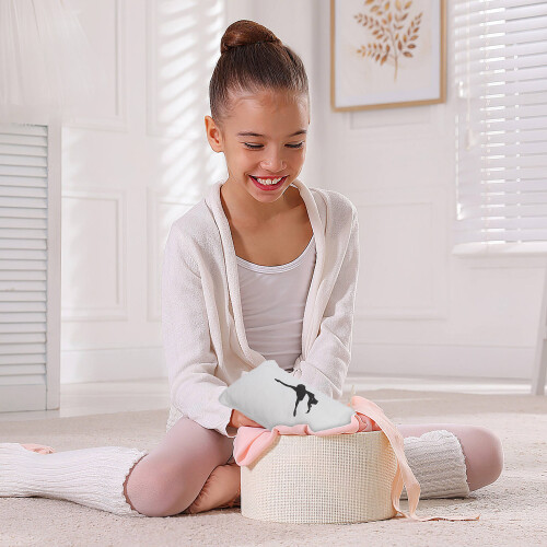 18Pcs Durable White Ballet Dance Shoe Bags Drawstring Storage Pouches 2