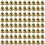 160Stk Goldene Zerstäuberdüsen Messing Für Garten Und 7