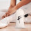 18Pcs Durable White Ballet Dance Shoe Bags Drawstring Storage Pouches 10