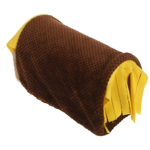 5Pcs Soft Plush Hamster Hideout Tunnel Coffee Cozy Rest Nest 2