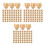 600Pcs Lotus Shaped Cupcake Liners Brown Grease-Resistant Baking Cups 5
