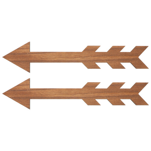 10Pcs Solid Wood Arrow Wall Art for Mailbox Rustic Entryway Decoration