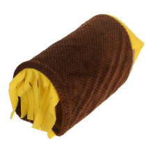 5Pcs Soft Plush Hamster Hideout Tunnel Coffee Cozy Rest Nest