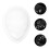 24Pcs Clear Plastic Doll Face Cover Protective 3D Hard Mask for Dolls 10