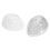 24Pcs Clear Plastic Doll Face Cover Protective 3D Hard Mask for Dolls 3