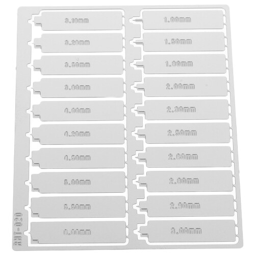 3Sets Manual Metal Hole Punch Set Silver Flat Bottom for Model Repair
