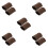 5Pairs Coffee Elastic Rib Knit Cuff Replacement for Jackets 4