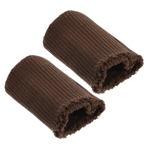 5Pairs Coffee Elastic Rib Knit Cuff Replacement for Jackets 1