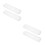 4Pcs Clear Plastic Utensil Case with Fork Spoon Compartments 9