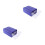 2Pcs Blue Plastic Small Items Organizer Drawer Storage Container 8