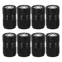 40Pcs Black Aluminum Car Tire Valve Caps Durable Leakproof Dust Covers