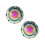 2Pièces Bouchon Huile Alliage Durable Couleur Vibrante Accessoire Auto 6