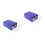 2Pcs Blue Plastic Small Items Organizer Drawer Storage Container 3