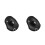 2Pcs Black Durable Rubber Rv Cable Plate Coaxial TV Connector Hookup 5