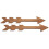 10Pcs Solid Wood Arrow Wall Art for Mailbox Rustic Entryway Decoration 3