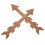 10Pcs Solid Wood Arrow Wall Art for Mailbox Rustic Entryway Decoration 2