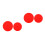 4Pcs Silicone Heat Resistant Pot Pad Microwave Oven Mat Red Tableware 4