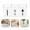 3Stk Transparent Besteckhalter Küchenarbeitsplatte Organizer 10