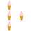 4Pcs Multi Color Simulation Ice Cream Cone Decor for Cabinet Display 8