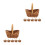 12Pcs Lightweight Mini Picnic Baskets Handwoven Rattan Light Brown 4