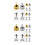 12Pcs Assorted Color Glass Holy Water Bottles Refillable Religious Use 4