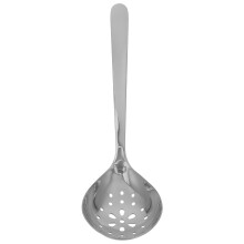 5Pcs Large Capacity Silver Stainless Steel Slotted Ladle for Cooking