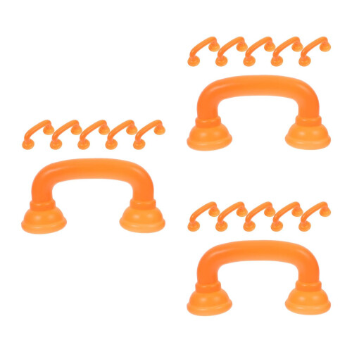 18Pcs Orange Pretend Play Phones Plastic Communication Learning Tool 2