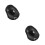 2Pcs Black Durable Rubber Rv Cable Plate Coaxial TV Connector Hookup 8