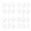 24Pcs Clear Plastic Doll Face Cover Protective 3D Hard Mask for Dolls 8