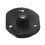 2Pcs Black Durable Rubber Rv Cable Plate Coaxial TV Connector Hookup 2