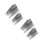 400Pcs Compact Silver Punch Needle Tools Ergonomic Needle Felting Set 6