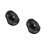 2Pcs Black Durable Rubber Rv Cable Plate Coaxial TV Connector Hookup 10